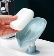 Boite à savon en forme de feuille , en plastique,salle de bain, douche