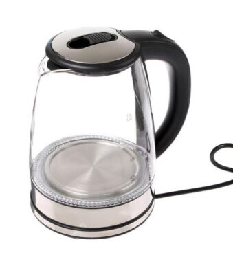 Bouilloire électrique, Bouilloire de thé en verre, ébullition rapide 2 Litres 2