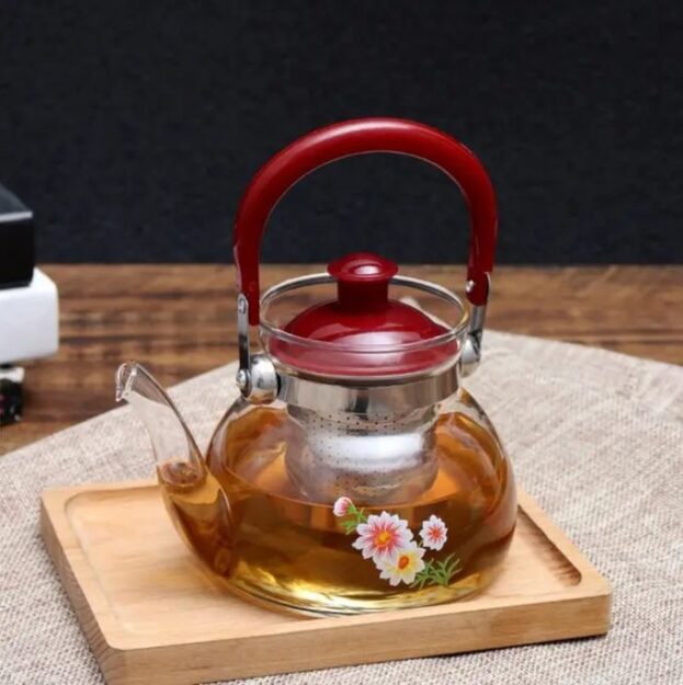 Cafetière en Verre avec Passoire pour Théière - Contenance 900 ML 4