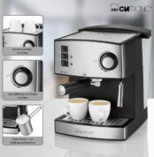 Clatronic Machine a café et capuccino 15Bar - capacité 1,6L - marque Allemande 4
