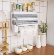 Distributeur de film alimentaire, papier aluminium et papier essuie-tout