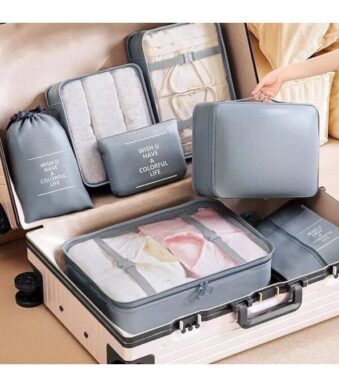 Kit de 7 Sacs de Rangement de vêtements Voyage pour les valises