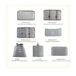 Kit de 7 Sacs de Rangement de vêtements Voyage pour les valises 5