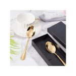 Lot de 6 Petites cuillères avec support en forme d’œuf 6