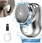 Rasoir électrique puissant pour homme - Mini rasoir électrique lavable