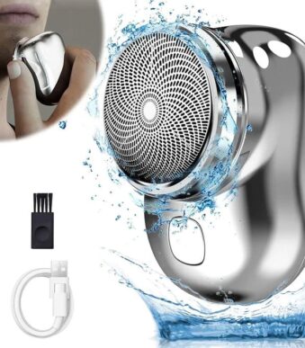 Rasoir électrique puissant pour homme - Mini rasoir électrique lavable