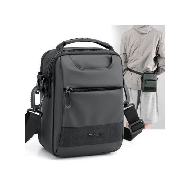 Sac à main , Sac à bandoulière pour hommes, étanche pour loisirs, sport, voyage 2