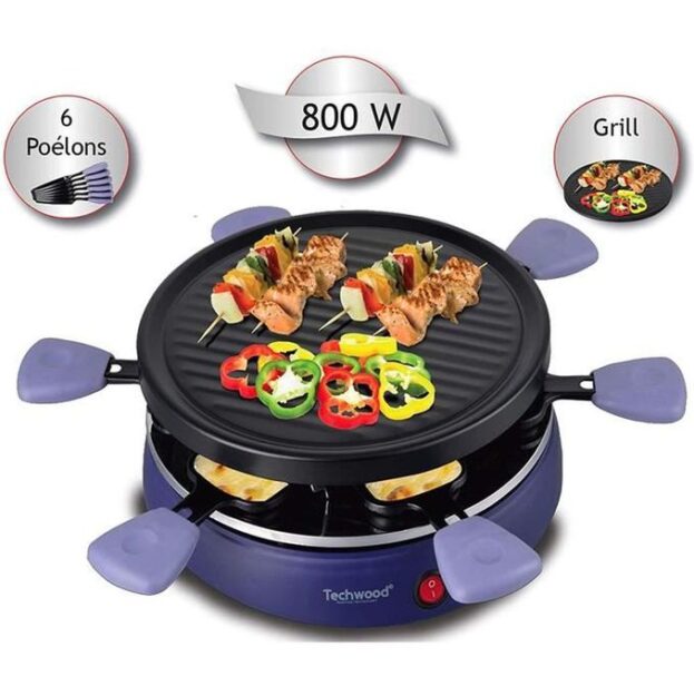 Techwood Raclette - Grill 6 personnes 2