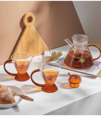 Théière en verre résistant à la chaleur 2