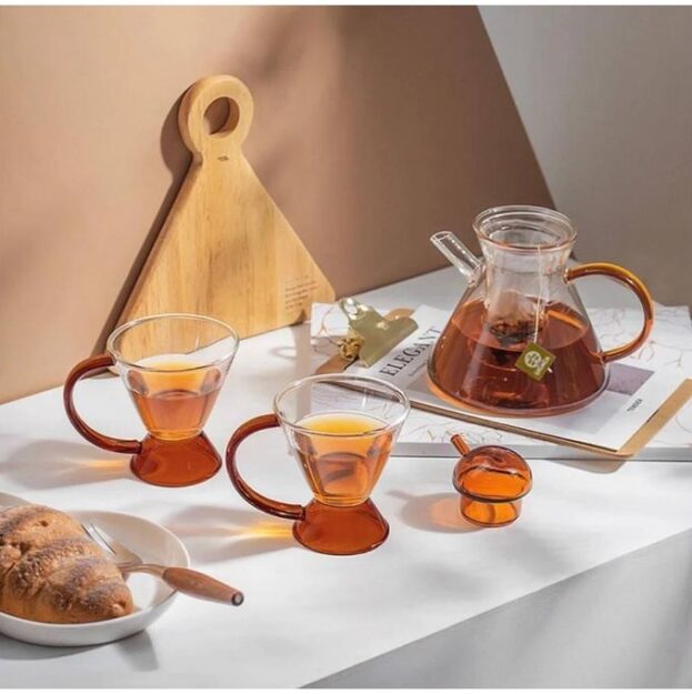 Théière en verre résistant à la chaleur 2