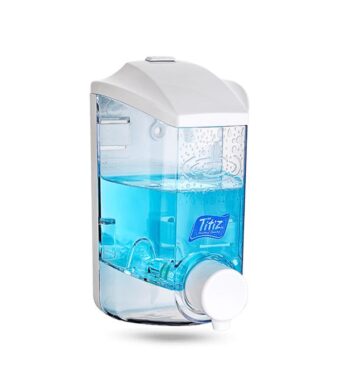 Titiz Distributeur de Savon :: Porte-savon et shampoing liquide en plastique 400ml