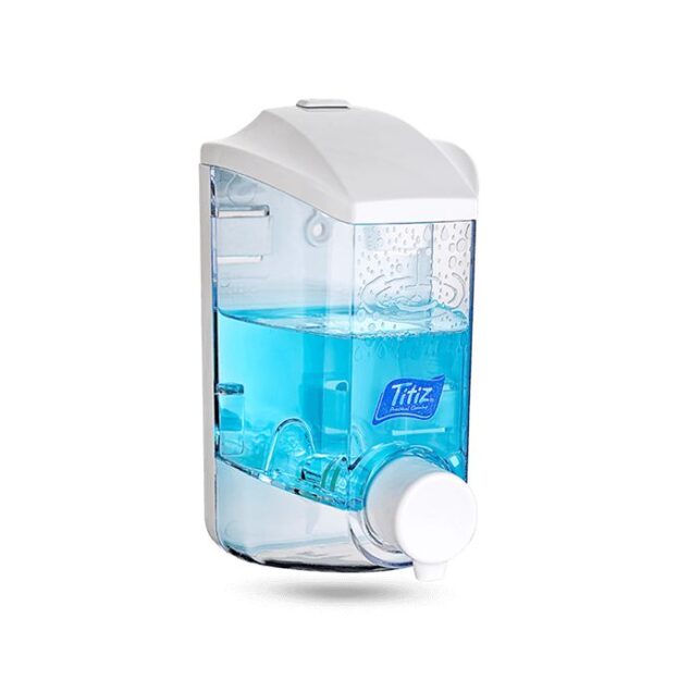 Titiz Distributeur de Savon :: Porte-savon et shampoing liquide en plastique 400ml
